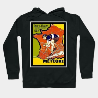 Tour De France Vintage 1925 Bicycle Racing Print Hoodie